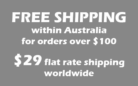 free shipping for orders over $100 within australia